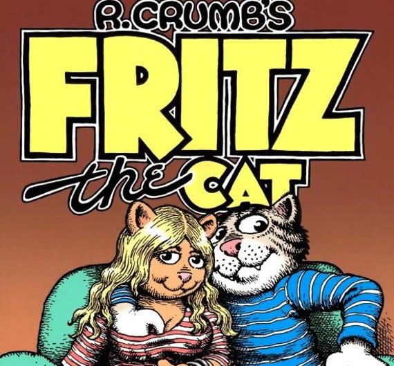 Fritz the Cat Giclee Print - Robert Crumb Wall Art - Etsy New Zealand