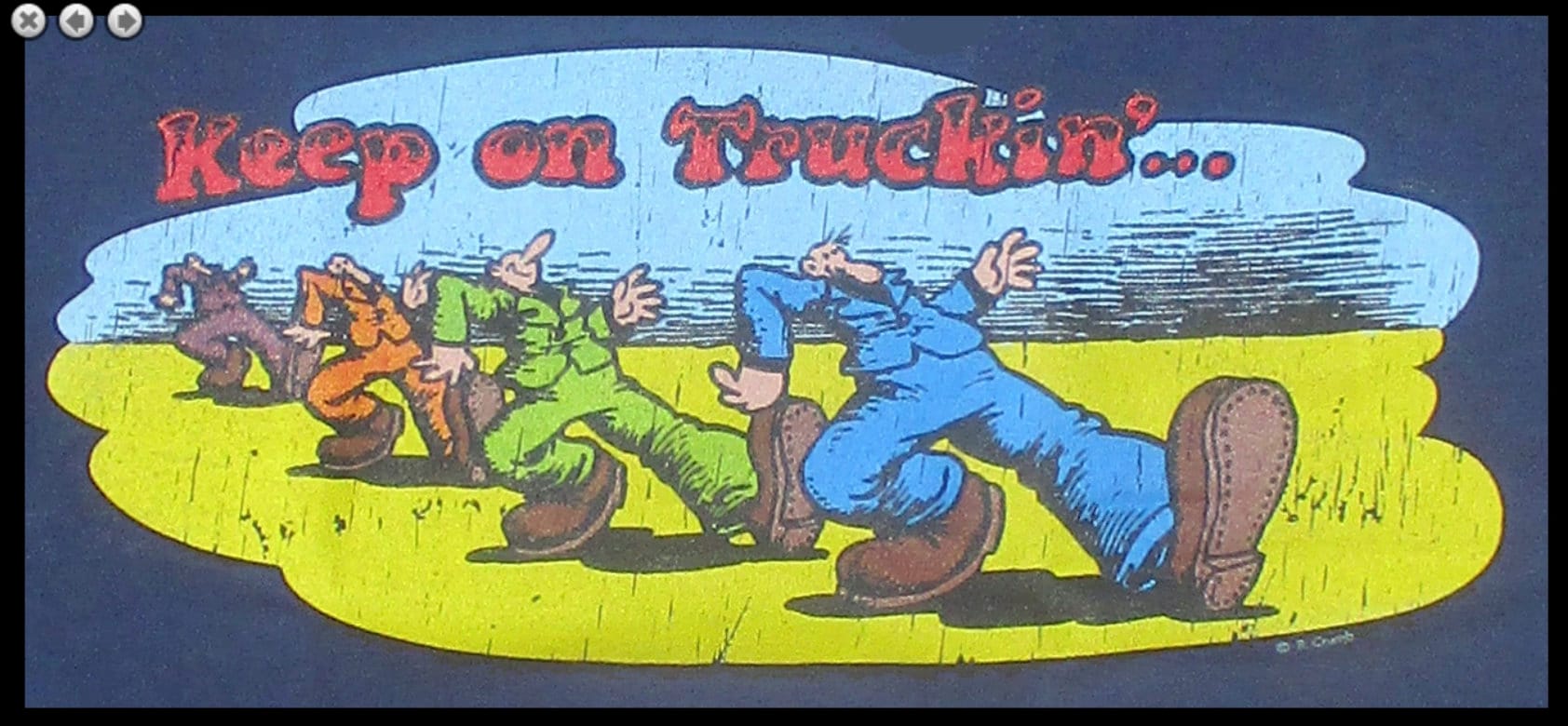 Keep on Truckin Tシャツ - R.crumb ロバート・クラムのコミック