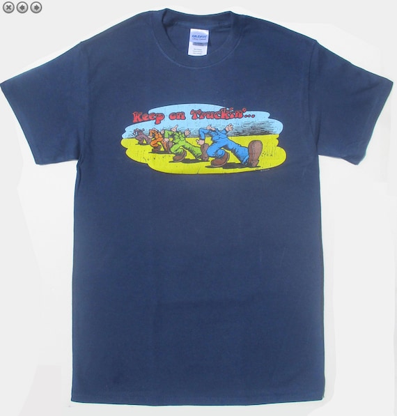 Keep on Truckin Tシャツ - R.crumb ロバート・クラムのコミック 