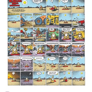 Mr. Natural&#39;s 719th Meditation giclée print by robert crumb r.crumb