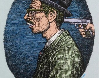 R Crumb Gun Self Portrait T-shirt; Robert Crumb Underground