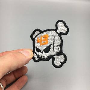Ken Block 43 Skull Patch iron on or sew