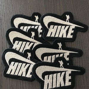 HIke Patch iron on or sew, funny design for hiking enthusiast, climbing, mountains, workout.