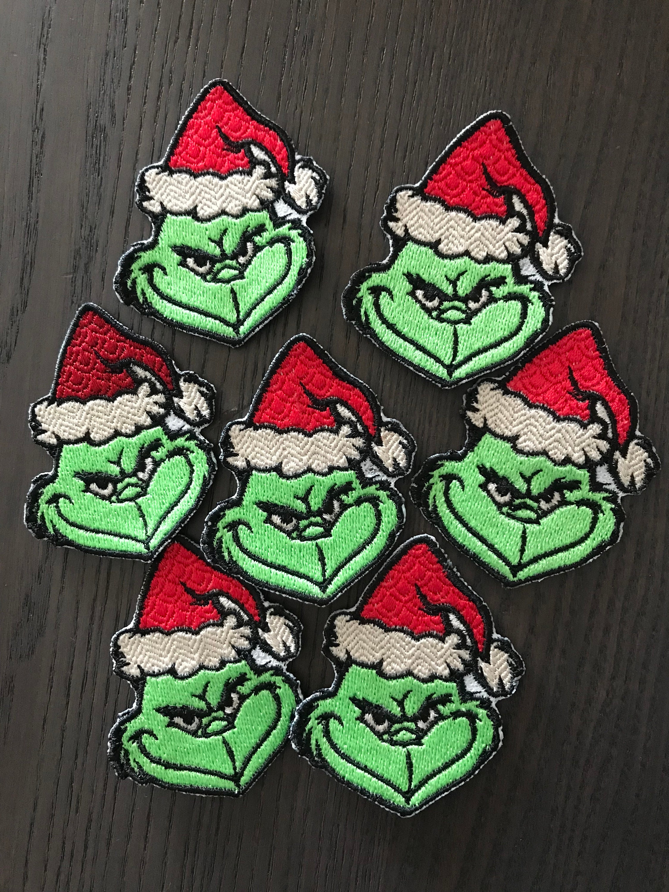Hey loves! 🌸 Our iron-on Grinch patches have finally arrived and are