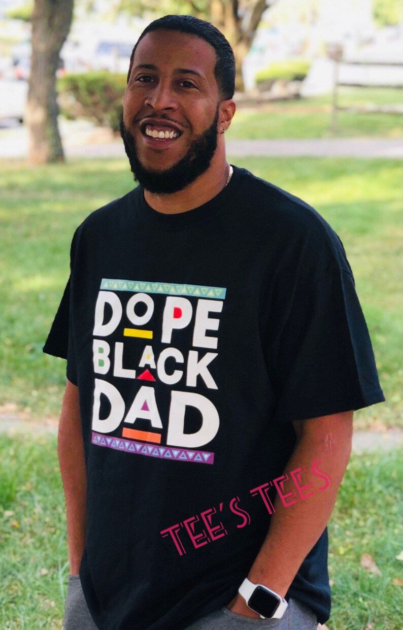 Dope Black Dad Tee | Etsy