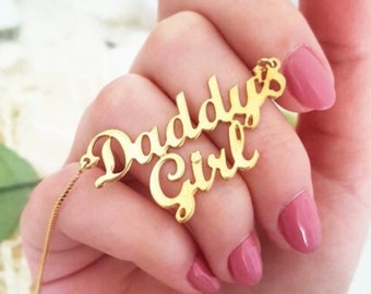 Daddys Girl Necklace - Etsy