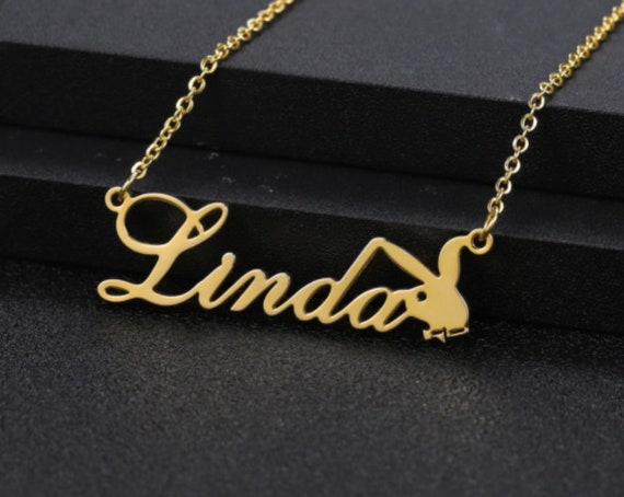 Custom Name Necklace Customized Gift Initial Necklace | Etsy