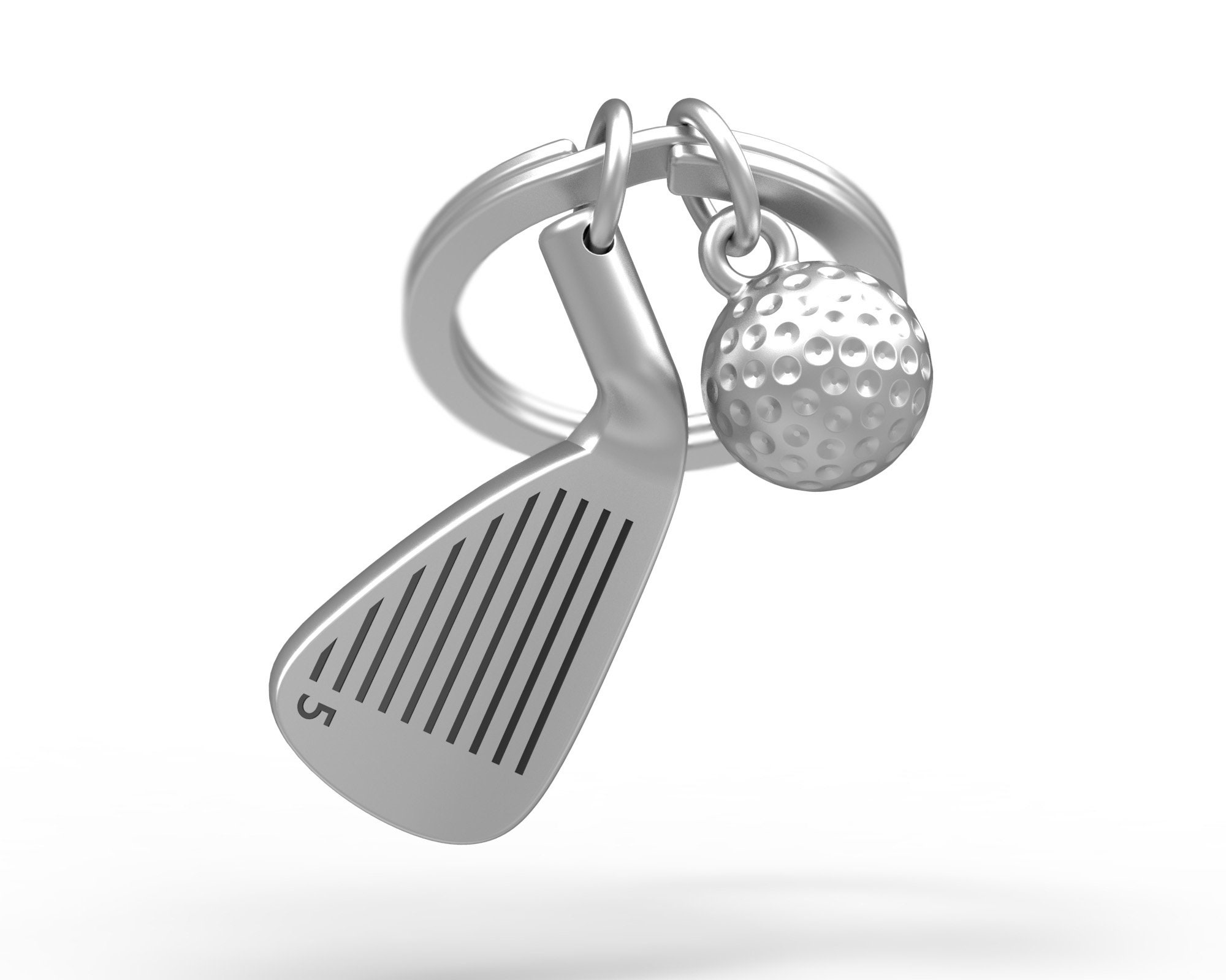 Golf Ball Keychain - Etsy