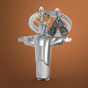 Metalmorphose 3D HOLY CHRIST KEYCHAIN