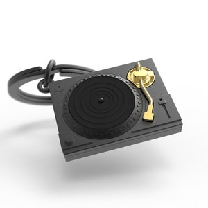 Metalmorphose 3D Record Player Keychain