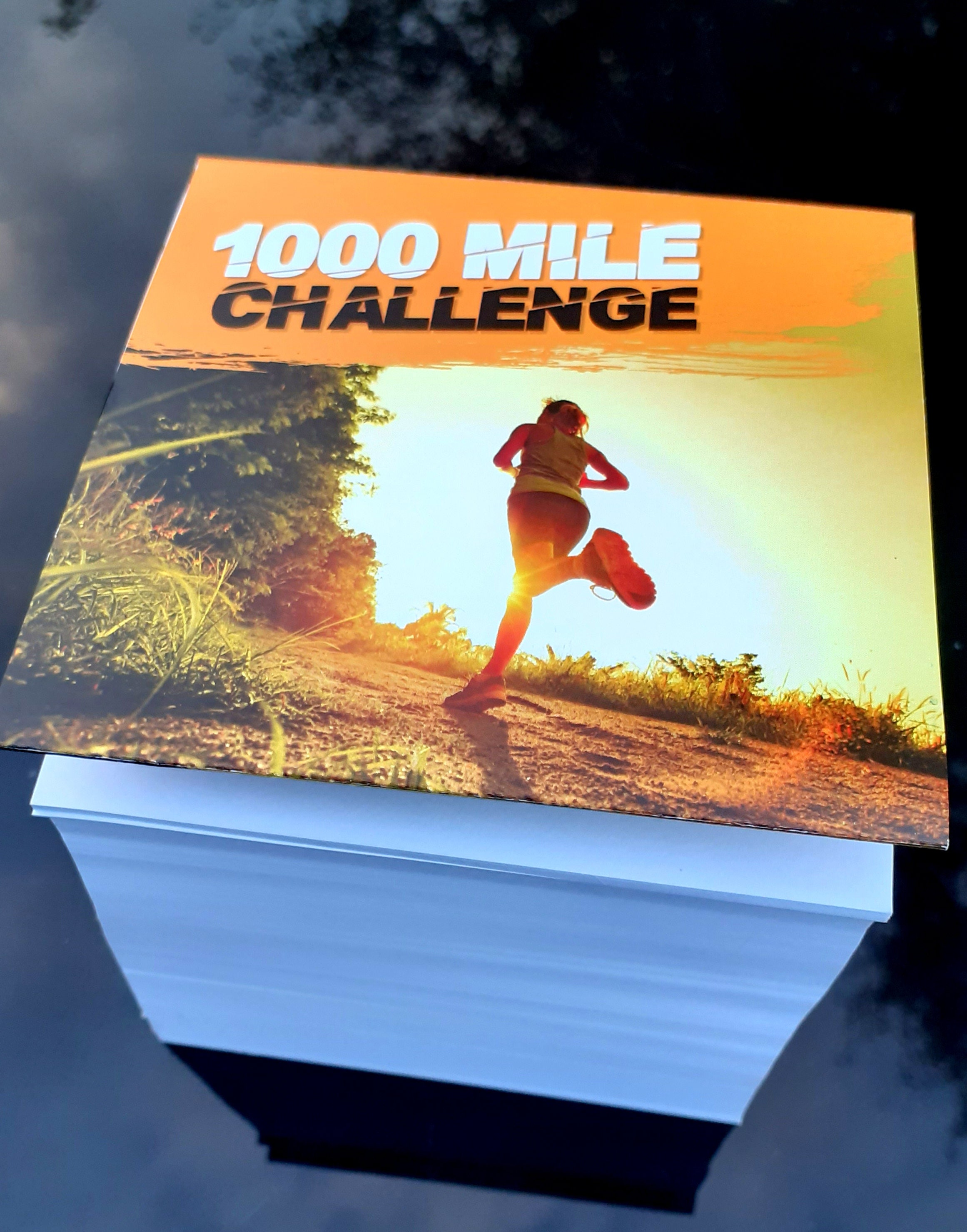 1000 Mile Runners Challenge Cube Etsy