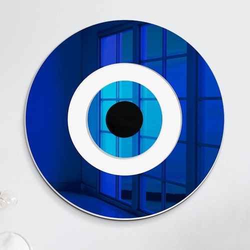 Minimalist Evil Eye Wall Art Evil Eye Home Decor Evil Eye Etsy