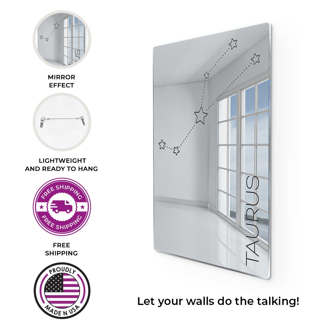 Zodiac Sign Wall Art Astrology Wall Decor Yoga Room Decor Etsy