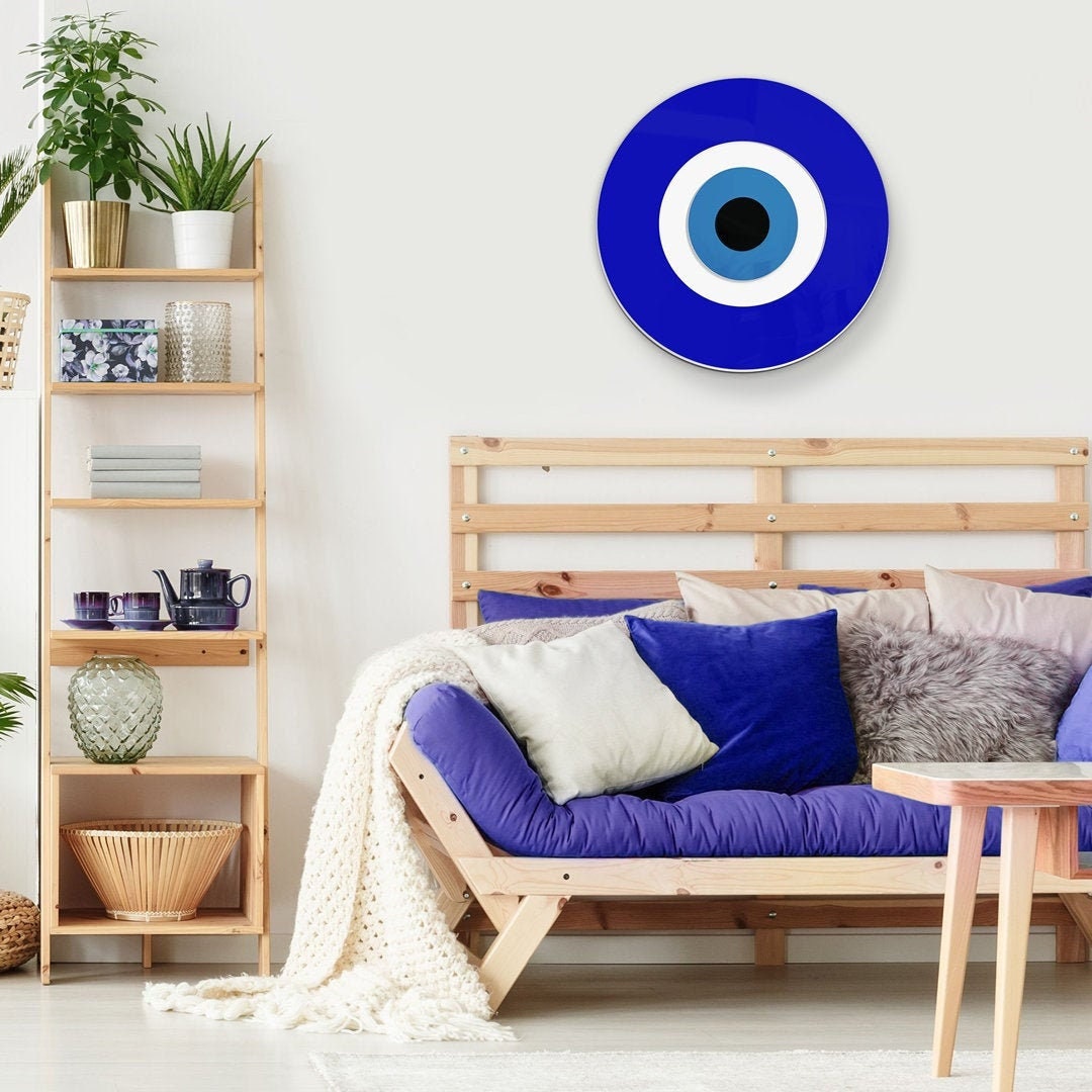 Minimalist Evil Eye Wall Art Evil Eye Home Decor Evil Eye | Etsy