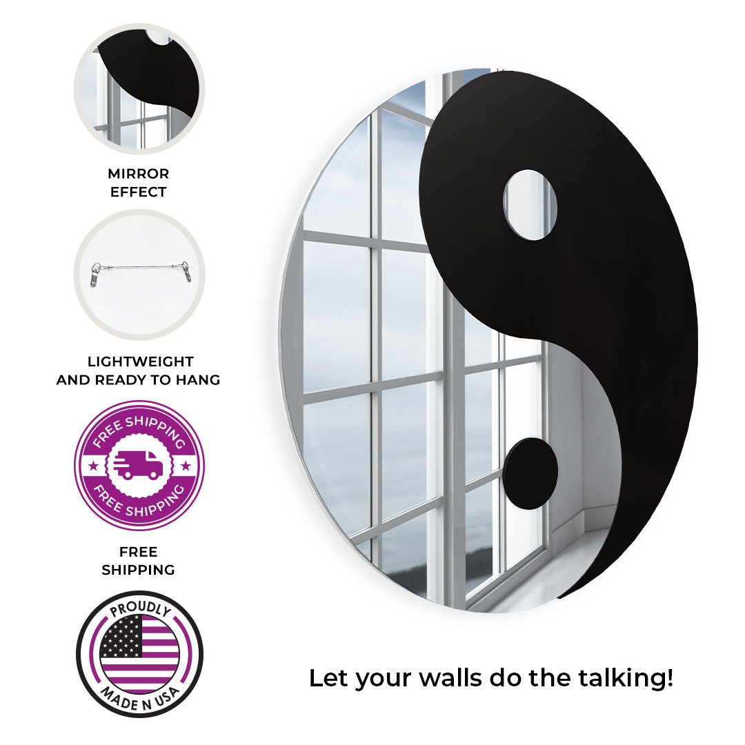 Yin Yang Wall Art Decor Mystic Wall Art Zen Yoga Room Wall Etsy