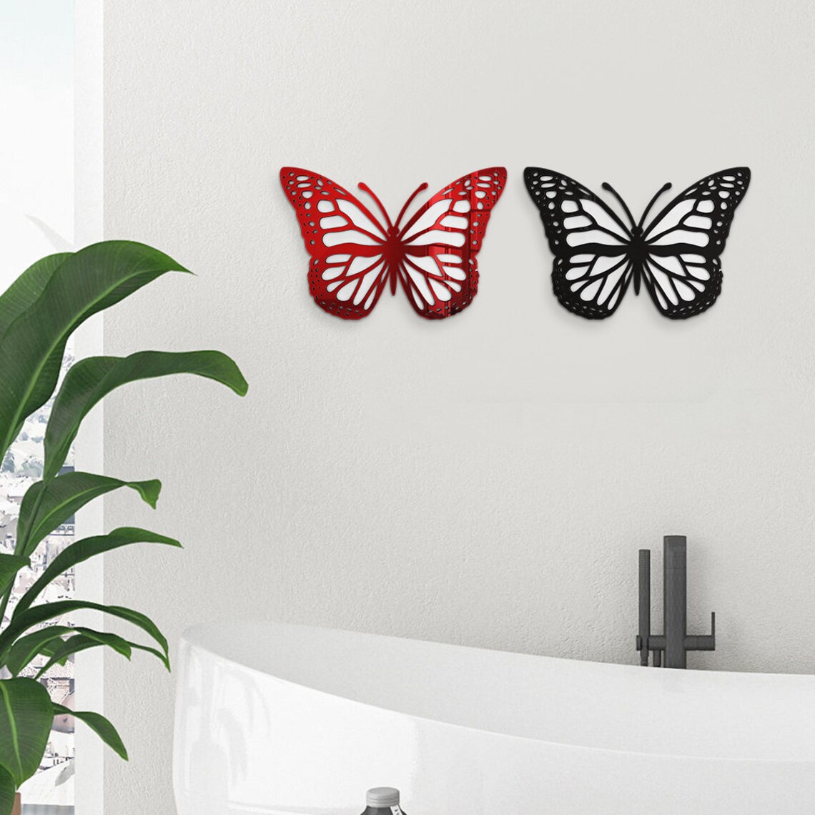 Butterfly Wall Art Butterfly Home Decor Butterfly Office Etsy