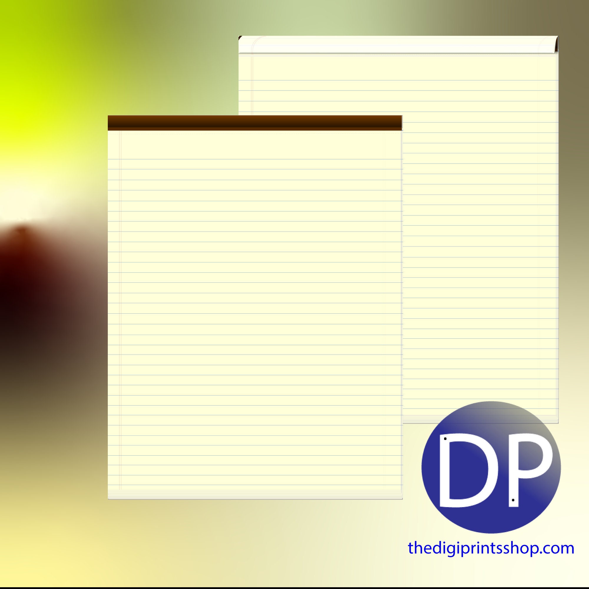 DIGITAL Yellow Flip Memo Pad good Notes 5, PDF Etsy