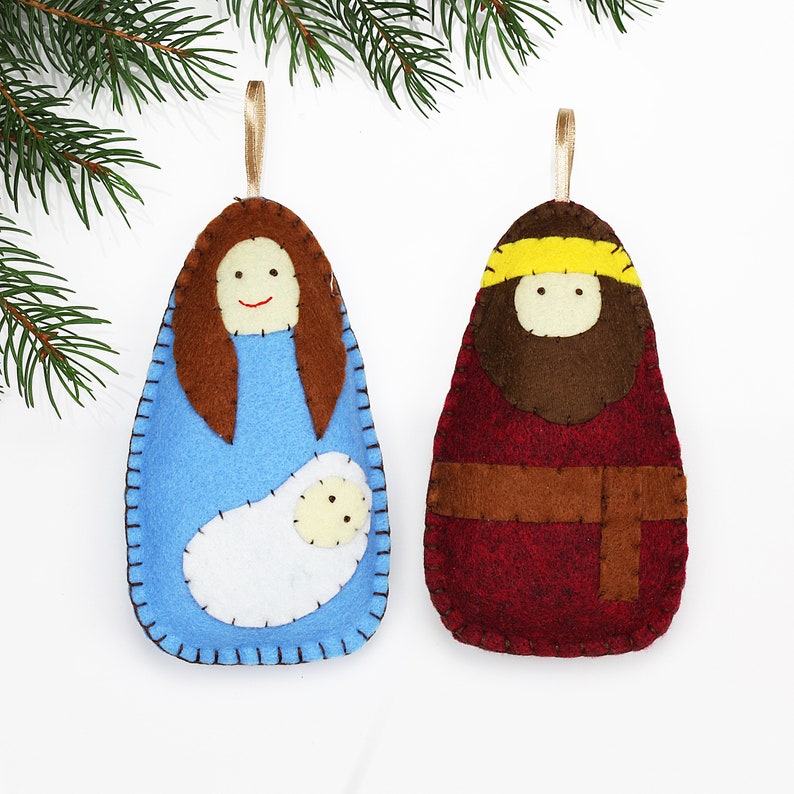 PDF Pattern for Felt Nativity Garland / PDF Instant / | Etsy