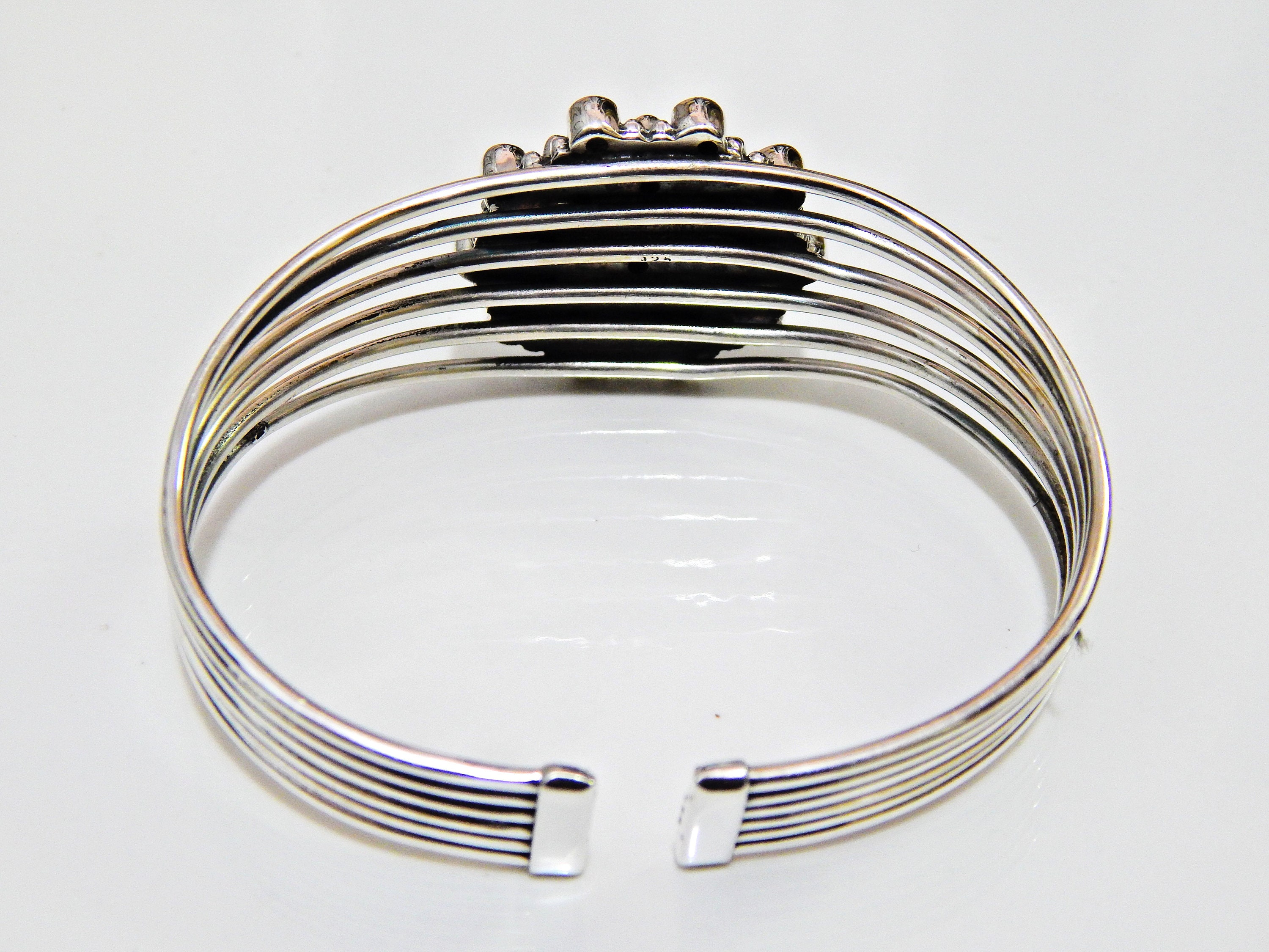 便*ン様 【Garden of Eden】Turquoise Bangle Turquoise Bangle, Handmade Bangle, 925 Silver Bangle