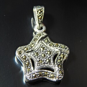 Star Pendant 925 Sterling Silver Jewelry Celestial Jewelry Gemstone Pendant