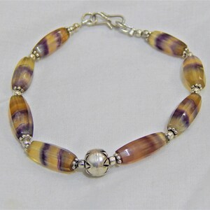 natural fluorite bracelet, 925 sterling silver multi color Bracelet, Gemstone Bracelet, beaded bracelet, gift for girls & woman