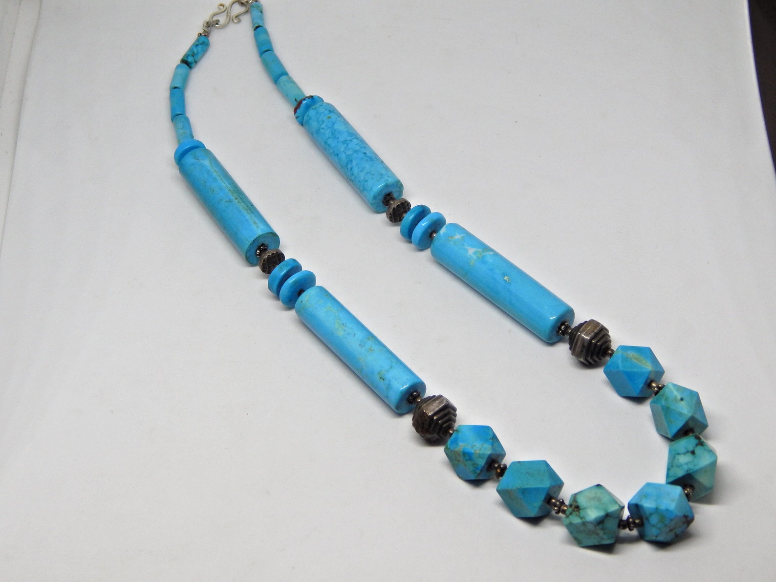 Handmade Genuine Turquoise & Pearl Necklace main image 1