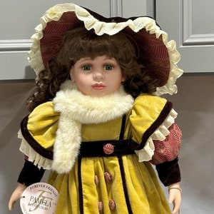 Vintage Pamela Collection White Porcelain Doll