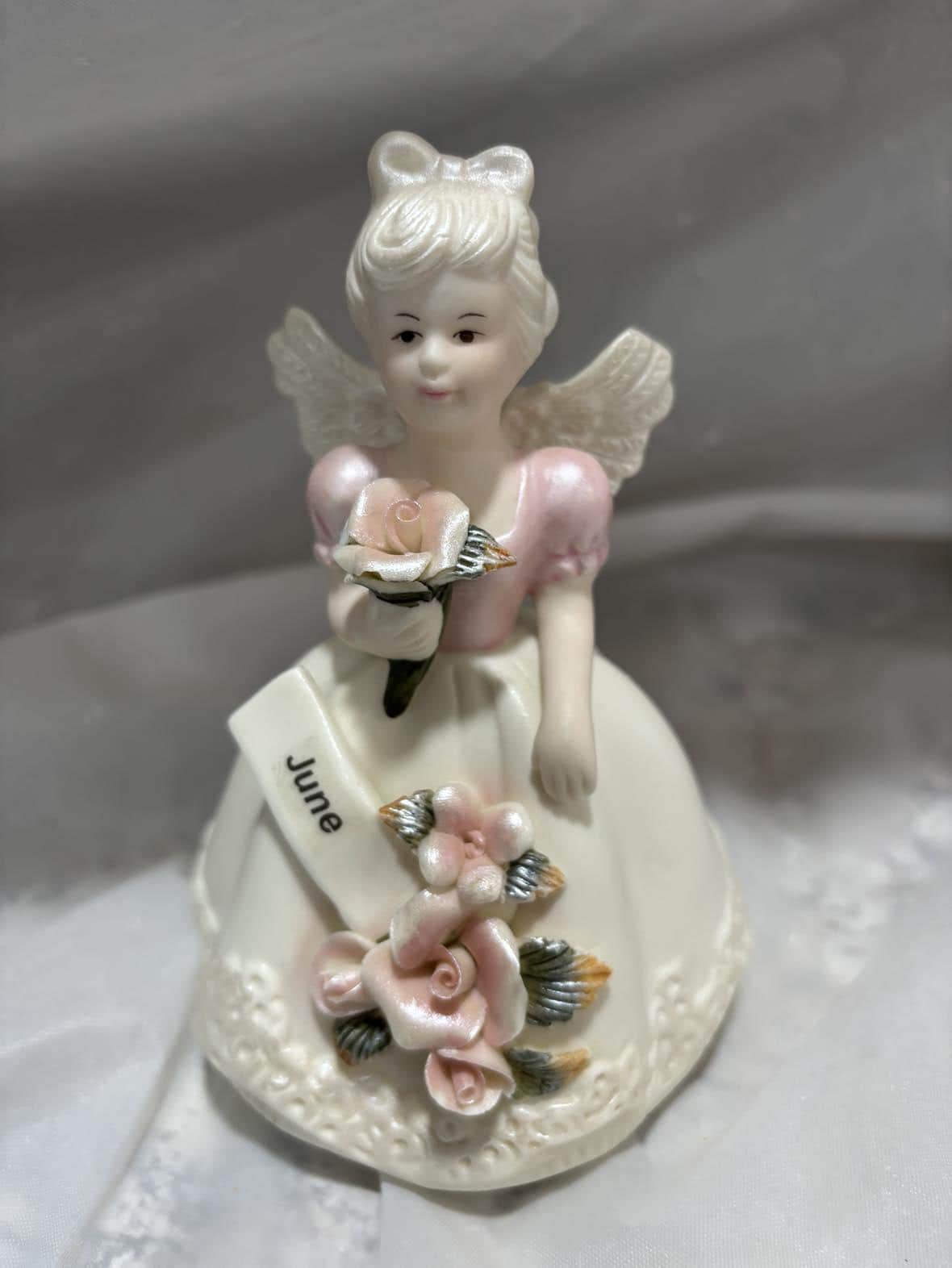 Vintage June Birthday Month Angel Design Inspiration Figurine - Etsy