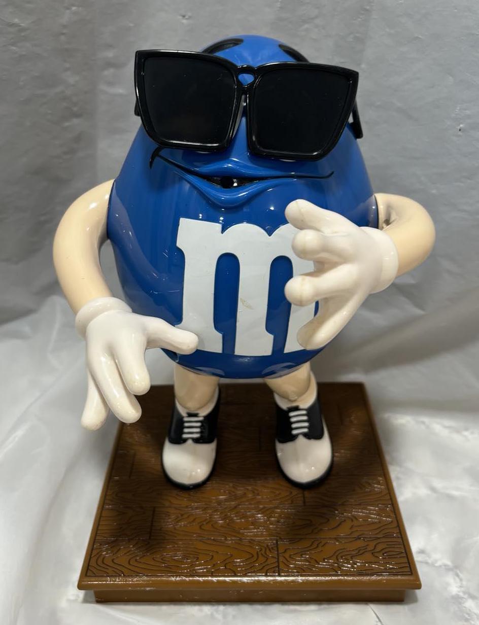 ヴィンテージ M&M ブルー 演奏サックス キャンディディスペンサー