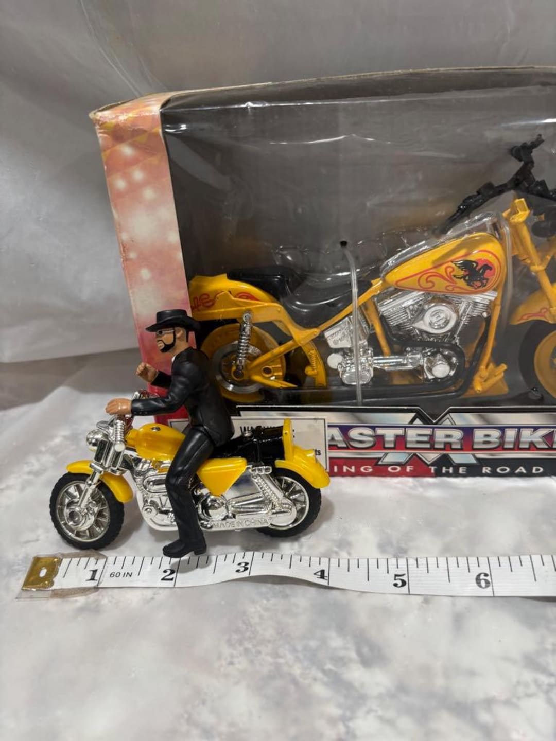 Vintage 1993 Harley Davidson and 1998 Die Cast Metal Toy
