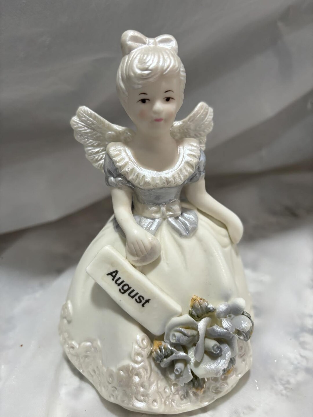 Vintage August Birthday Month Angel Design Inspiration Figurine - Etsy
