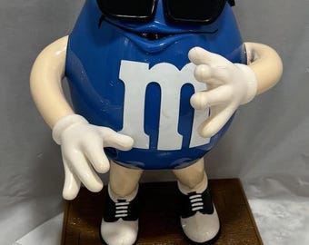 ヴィンテージ M&M ブルー 演奏サックス キャンディディスペンサー