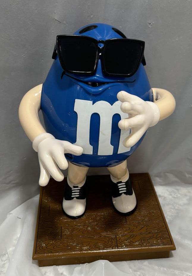 ヴィンテージ M&M ブルー 演奏サックス キャンディディスペンサー