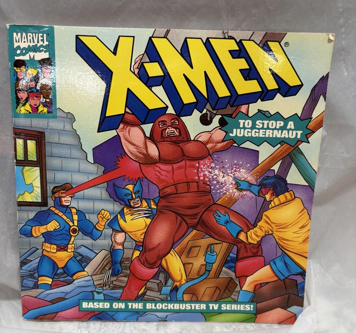 Buy Vintage 1990s X-men Book to Stop a Juggernaut Children's Book