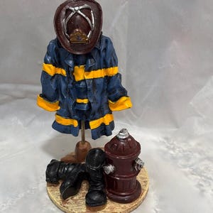 Vintage Ks Kollektion Feuerwehrmann Trophäe