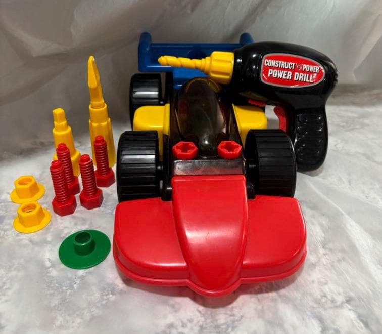 Vintage 1995 Playskool Take Apart Racing Car With Drill - Etsy