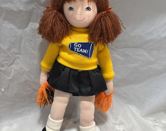 Muñeco de peluche vintage de la animadora Russ de los años 80