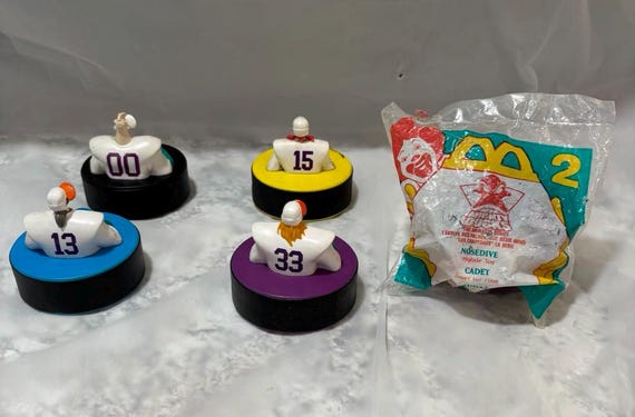 Vintage 1997 Mcdonalds Mighty Ducks Hockey Puck Happy Meal Toy