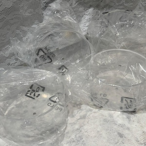 DIY Craft Supplies Clear Magnetic Acrylic Display Containers - Set of 4 - Craft & Collectible Storage