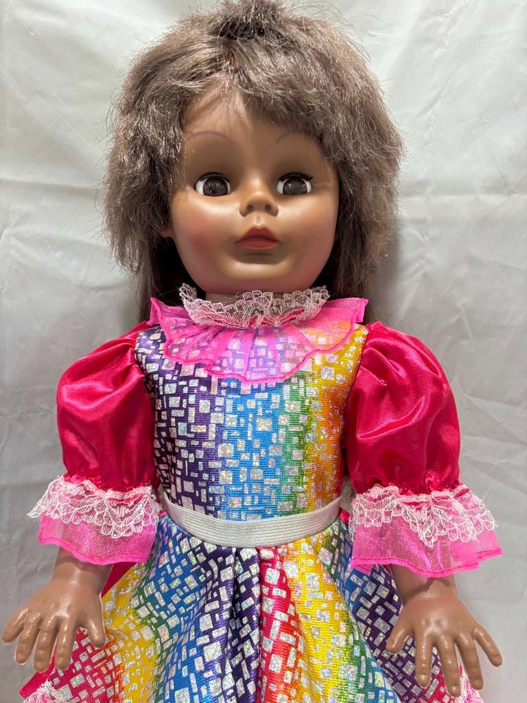 Vintage 1974 Lovee Black Vinyl Doll - Etsy