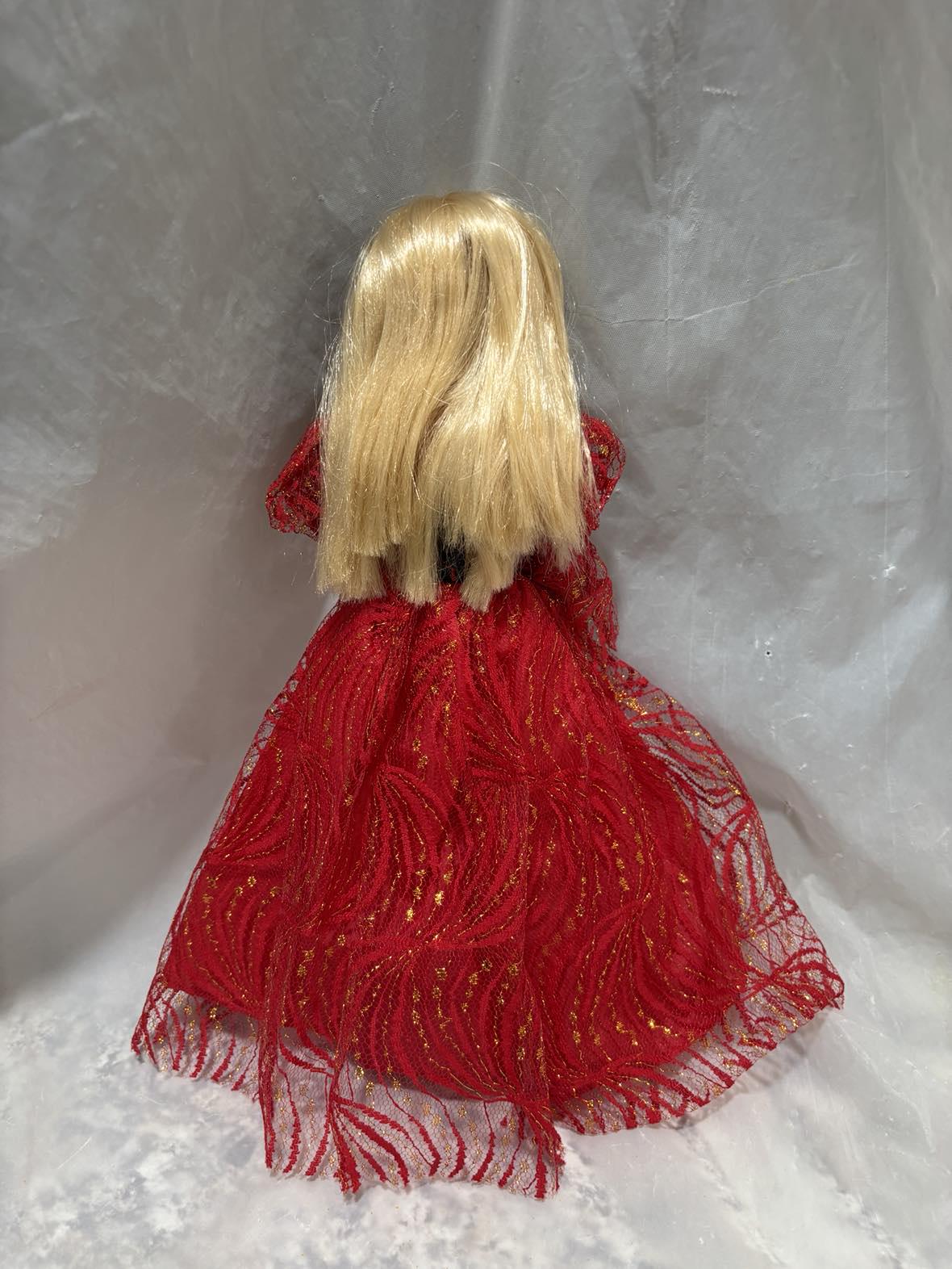 vintage barbie red and white dress Vintage Barbie Spanish Dress Red And White Polka Dot Dress No Doll Outfit Only