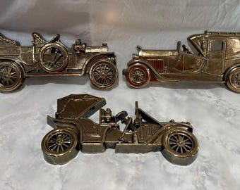 Placas de pared con coches antiguos de Syroco Inc Antique - Juego de 3