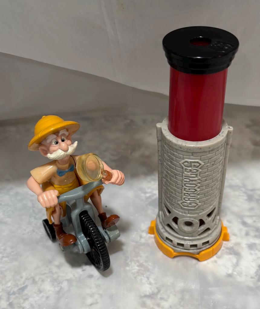 Vintage 1995 Gargoyles Kaleidoscope Viewer and 1999 Professor