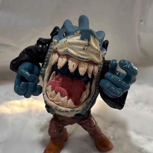 Vintage 1990s Street Sharks Ripster Action Figure