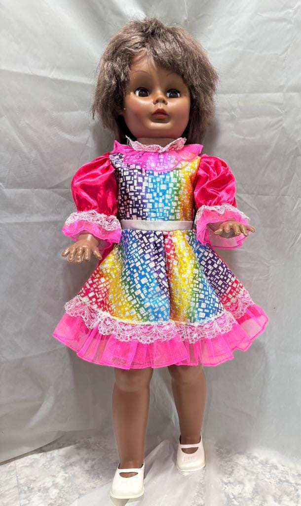 Vintage 1974 Lovee Black Vinyl Doll - Etsy