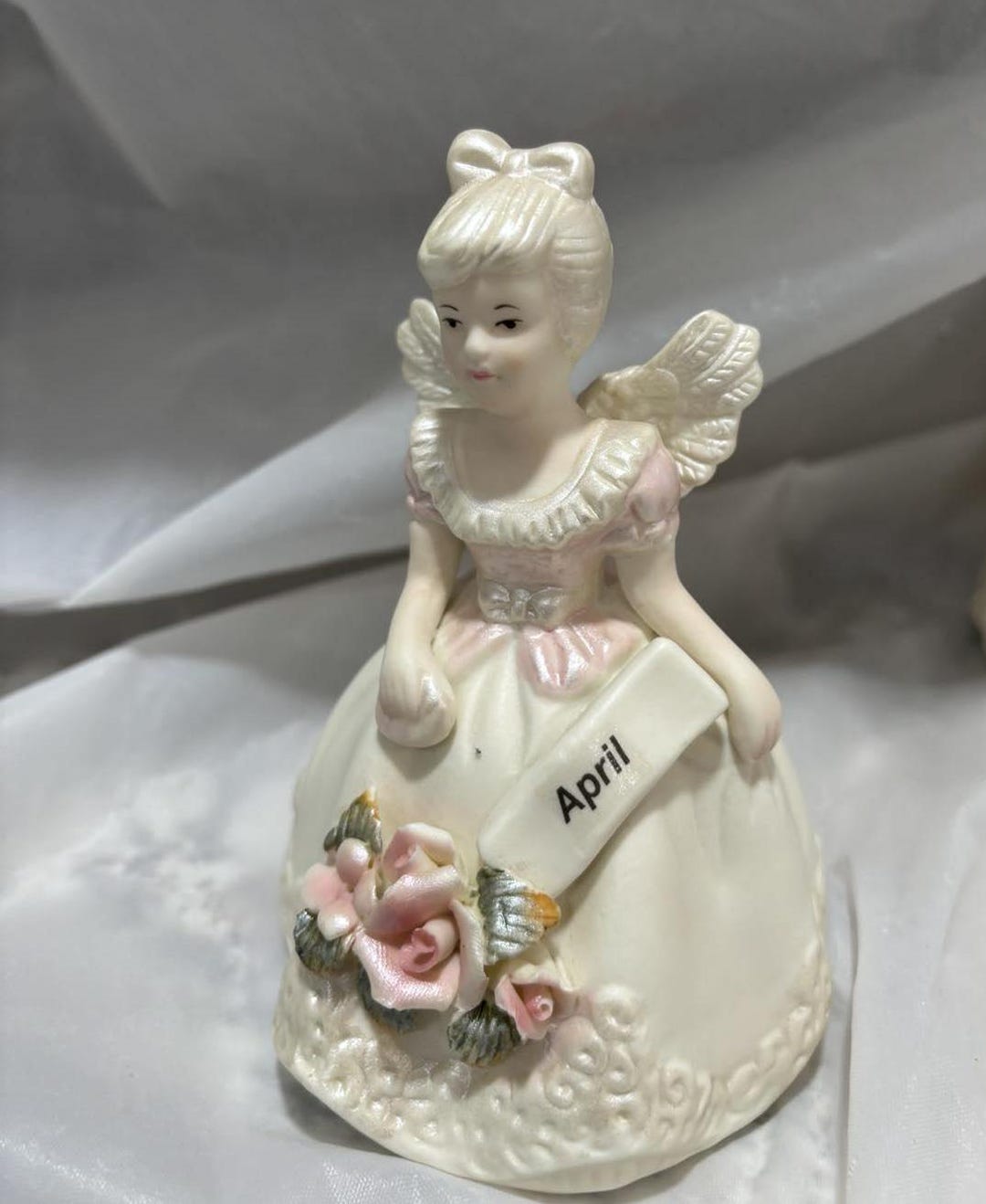 Vintage April Birthday Month Angel Design Inspiration Figurine - Etsy