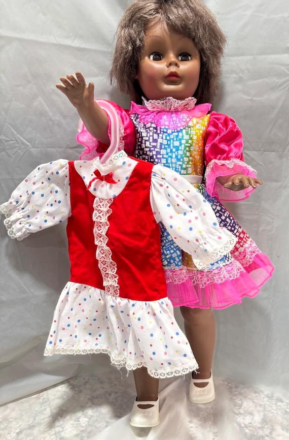 Vintage 1974 Lovee Black Vinyl Doll - Etsy