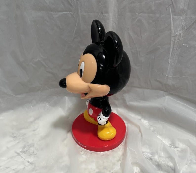 Vintage Micky Maus Bobblehead Disney Sammeln Nodder Figur Retro Dekor Bild 6