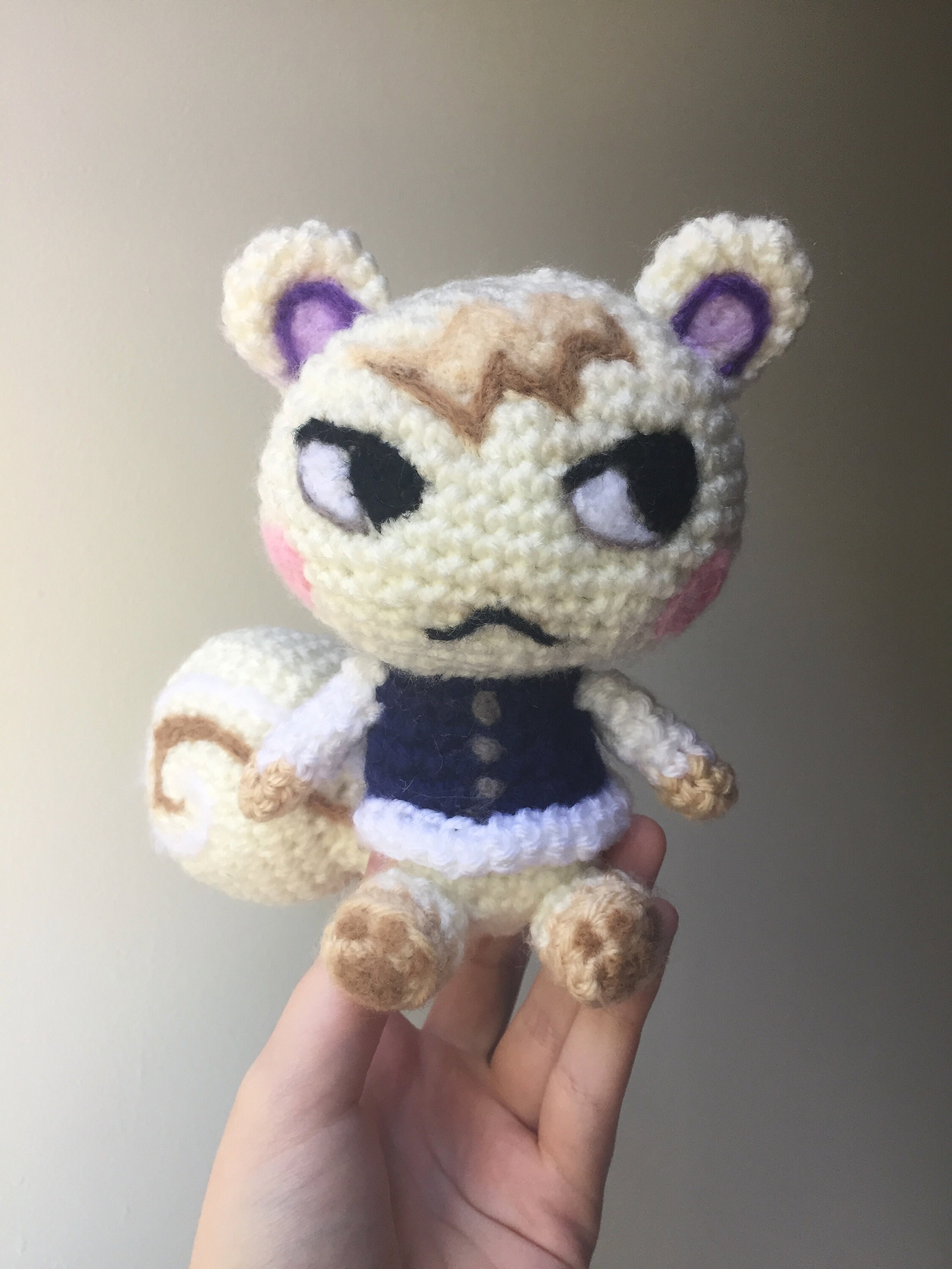 Marshal From Animal Crossing Inspired Crochet/amigurumi Plush Etsy