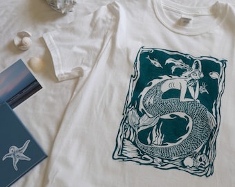 Siren-i-tee - Hand printed T-shirt